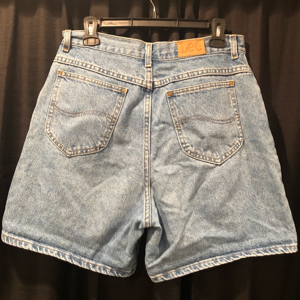Vintage Lee Mom Denim Shorts Size 14 Pet.